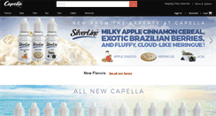 Desktop Screenshot of capellaflavors.com